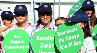 Çocuklar 'Dumansız Bir Dünya İstiyoruz' Diye Haykırdı