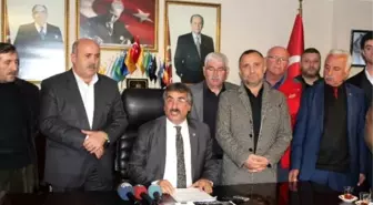 Görevden Alınan MHP Trabzon İl Başkanı Muammer Demeli Basın Toplantısı Düzenledi