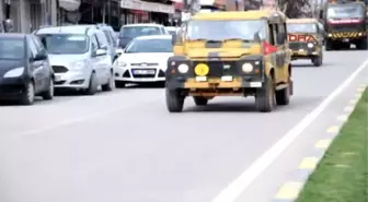 İslahiye?den Suriye Sınırına Askeri Sevkiyat