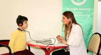 Öğrencilere İşitme Tarama Testi Uygulanmaya Başlandı
