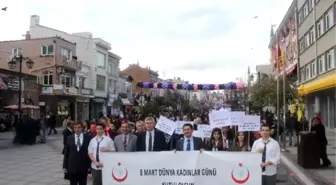 Edirne'de Kadınlar Günü Yürüyüşü