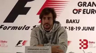 Fernando Alonso Bakü'deki Yarışı Sabırsızlıkla Bekliyorum