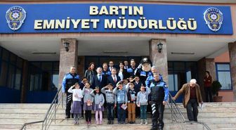 Öğrencilerden, İl Emniyet Müdürü Aydoğdu'ya Ziyaret