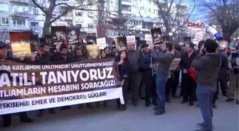 Eskişehir Ankara'daki Bombalı Saldırı 5'inci Ayında Eskişehir'de Protesto Edildi