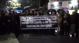 Manisa - CHP'nin Manisa'daki Ankara Saldırısı Protestosunda Yol Tartışması