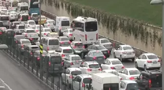 Köprünün Kapandığı Dakikalarda Altunizade'de Trafik