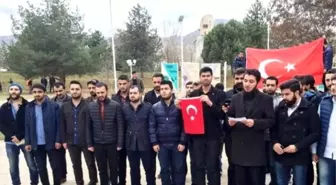 Malatya'da Üniversite Öğrencilerinden Teröre Sert Tepki Açıklaması