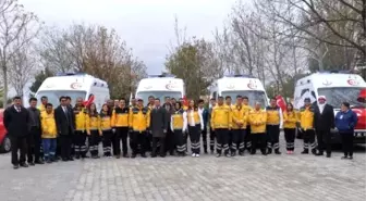 Karaman'da 4 Yeni Ambulans Hizmete Girdi