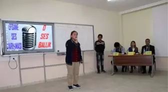 Fen ve Teknoloji Dersinde 'O Ses Ballık' Yarışması