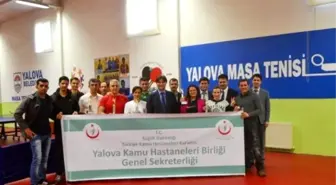 Yalova'daki Sağlık Çalışanları Hünerlerini Masa Tenisinde Sergiledi