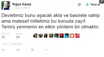 Tuğçe Kazaz, Taksim Saldırısında Halkı Suçladı