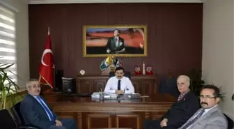 Kızılay Yeni Yönetiminden Kaymakam Gözen'e Ziyaret