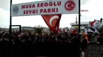 Mersin Musa Eroğlu Sevgi Parkı ve Heykeli Açıldı