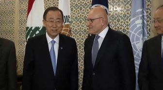 BM Genel Sekreteri Ban, Lübnan'da