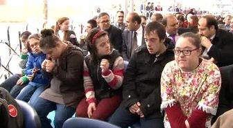 Sare Davutoğlu Engelli Eğitim Merkezi Temel Atma Törenine Katıldı