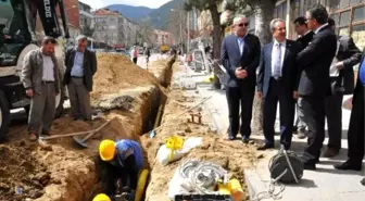 Akşehir'de Doğal Gaz Çalışmaları Başladı