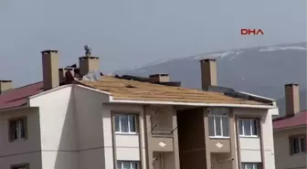 Erzincan Şiddetli Rüzgar Hasara Neden Oldu