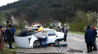 Bartın'da Kaza: 4 Yaralı