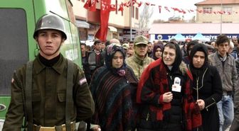 Şehit Üsteğmen Erdem Keskin'in Cenazesi Baba Ocağında