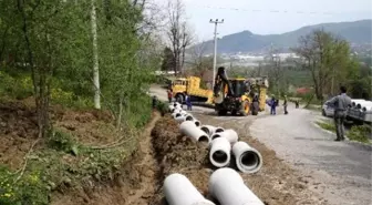 Taşburun Mahallesinde Alt Yapı Çalışmaları Devam Ediyor