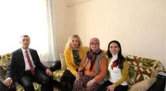 Kaymakam Sırmalı Şehit Ailelerini Ziyaret Etti