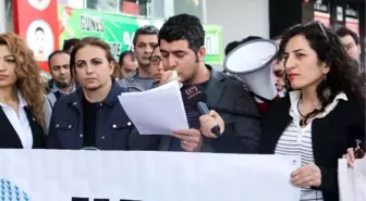 Şanlıurfa'da Sendikacılardan Cinsel Taciz Protestosu