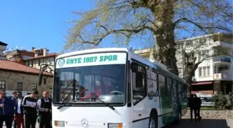 Ünye 1957 Spor'a Yeni Otobüs