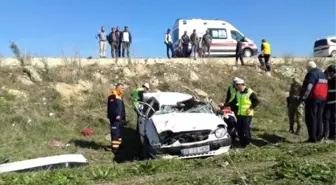 Adıyaman'da Otomobil Takla Attı: 4 Yaralı