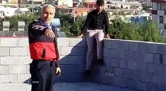 6'ncı Kata Çıkan Genci İftfaiyeciler İkna Etti