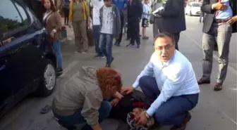 Belediye Başkanından Yaralıya İlk Müdahale