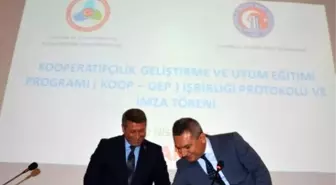 Kooperatif Genel Müdürlüğü ile Çomü Arasında İşbirliği Protokolü İmzalandı