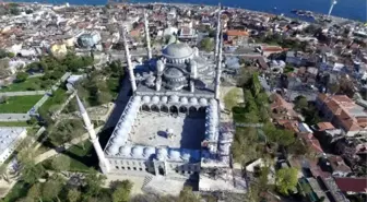 Sultanahmet Camii'nde 400 Yıl Sonra Yapılan Restorasyon Havadan Görüntülendi