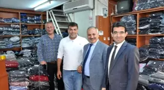 Vergi Dairesi ve Esob Başkanları Esnafı Ziyaret Etti