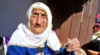 110 Yaşındaki Fadıma Nine, İğneye İplik Takıyor