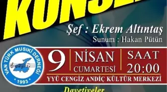 Van Musıki Derneği'nden Sadettin Kaynak Anısına Konser