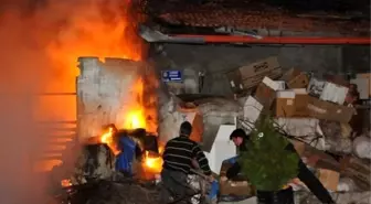 Yozgat'ta Yanan Hurda Dolu Ev Güçlükle Söndürüldü