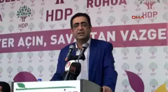 Şanlıurfa Hdp'li Baluken: Savaşı Şanlıurfa'dan Başlatmışlardı, Barışı Tekrar Buradan...