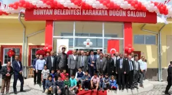 Bünyan Belediyesi Karakaya Düğün Salonu Hizmete Açıldı