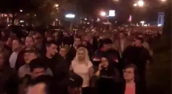 Makedonya Cumhurbaşkanı Gyoge İvanov'un Kararı Protesto Edildi