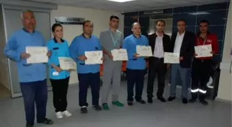 Selahattin Eyyubi Hastanesi'nde Ayın Personellerine Teşekkür Belgesi
