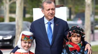 25 Ülkeden Türkiye'ye Gelen 332 Çocuk Cumhurbaşkanlığı Sarayı'nda (2)