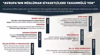 Avrupa'nın, Müslüman Siyasetçilere Tahammülü Yok