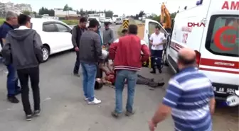 Tekirdağ Ergene Çarptığı Motosiklet Sürücüsünün Elini Bırakmadı