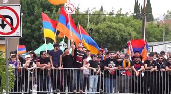 Ermenilerden Los Angeles'ta Protesto