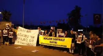 Antalya'da Çevrecilerden Nükleer Eylemi