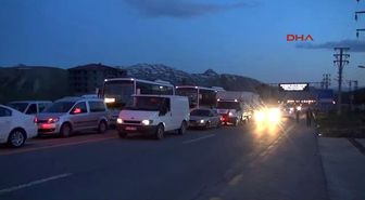 Bitlis Yol Kenarındaki Kablo Polisi Alarma Geçirdi