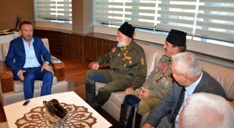 Çanakkale Gazilerinden Başkan Doğan'a Ziyaret