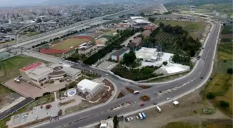 Fakıuşağı Bağlantı Yolunda Peyzaj Çalışmalarına Başlandı