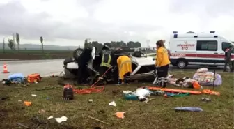 Çorum'da Kaza : 1 Ölü, 7 Yaralı