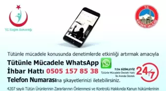 Whatsapp Sigara İhbar Hattı'na 2 Ayda 632 Başvuru Oldu